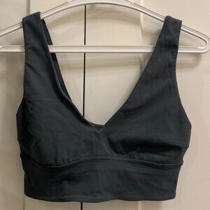 lululemon Align V-Neck Bra *Light Support, C/D Cup in Dark Forest, Size 8